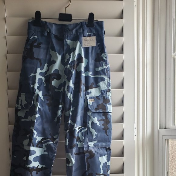 Blue camo cargo pants - Picture 4 of 5